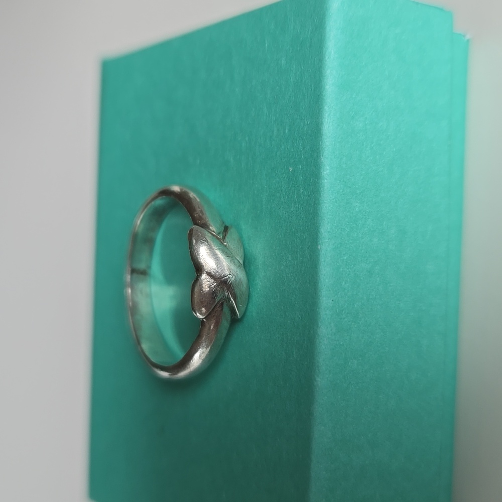Vintage 925 Silver Knot Ring (Size 6)